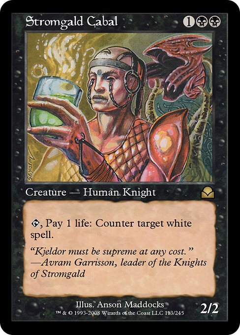 Stromgald Cabal - Masters Edition II Magic card