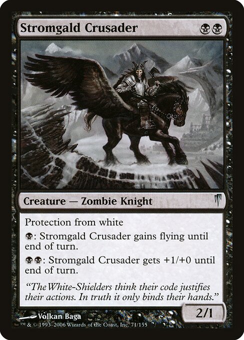 Stromgald Crusader - Coldsnap Magic card