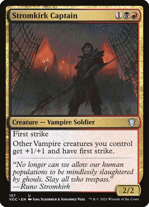 Stromkirk Captain - Crimson Vow Commander Magic card