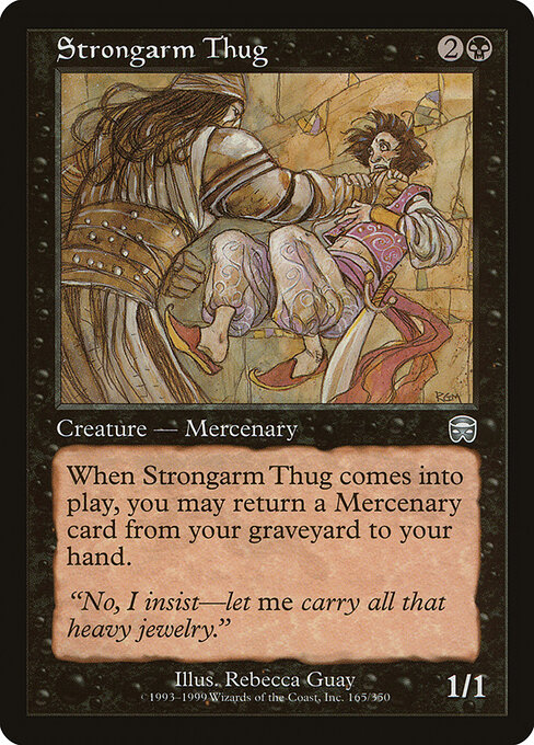 Strongarm Thug - Mercadian Masques Magic card