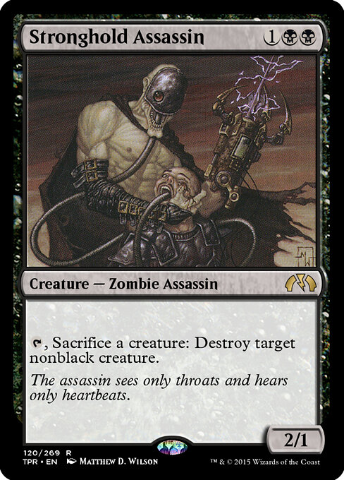 Stronghold Assassin - Tempest Remastered (#120) - Illustrated by Matthew D. Wilson - Magic: The Gathering Card