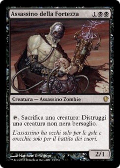 Meuchler der Felsenburg (Stronghold Assassin) - Seventh Edition (#166) - Illustrated by Ron Walotsky - Magic: The Gathering Card