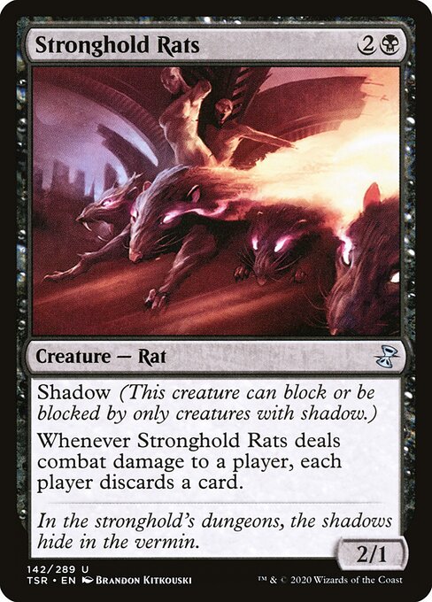 Stronghold Rats - Time Spiral Remastered Magic card