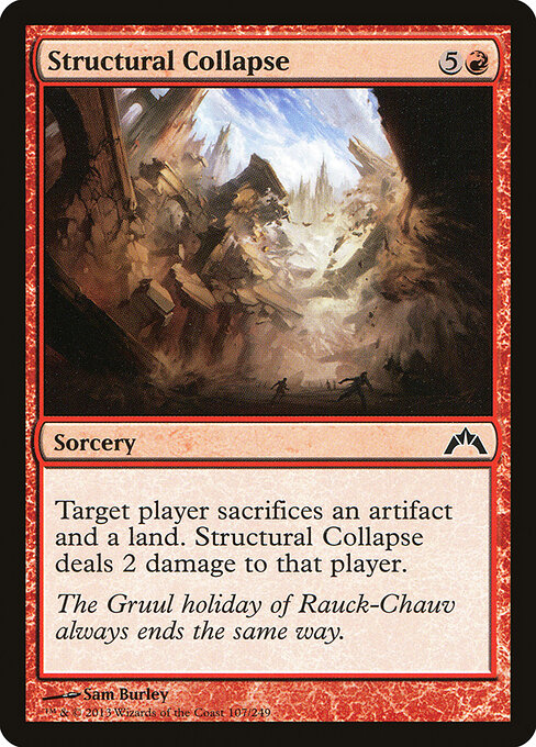 Structural Collapse - Gatecrash Magic card