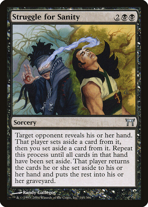 Struggle for Sanity - Champions of Kamigawa Magic card