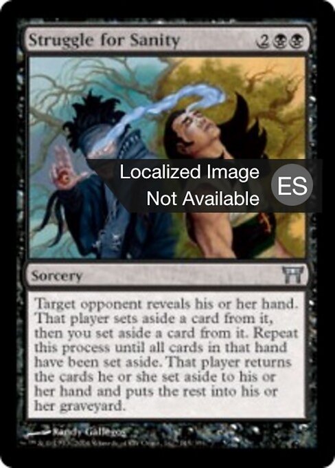 Lotta per l'Equilibrio (Struggle for Sanity) - Champions of Kamigawa (#145) - Illustrated by Randy Gallegos - Magic: The Gathering Card