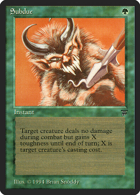 Subdue - Legends Magic card
