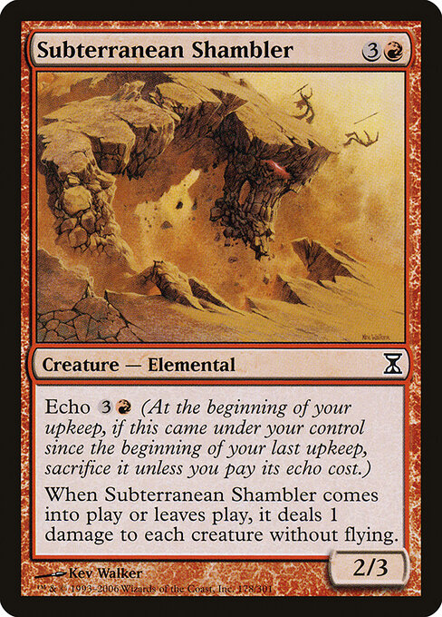 Subterranean Shambler - Time Spiral Magic card