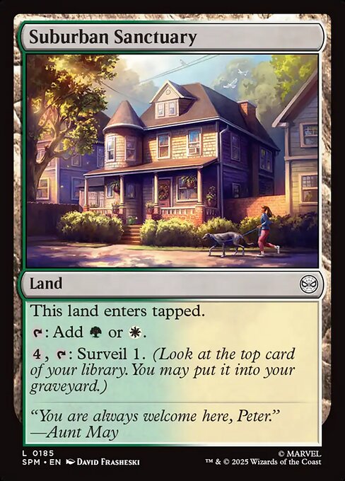 Suburban Sanctuary - Marvel's Spider-Man Magic card
