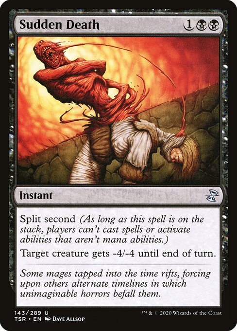 Sudden Death - Time Spiral Remastered (#143) - Illustrated by Dave Allsop - Magic: The Gathering Card