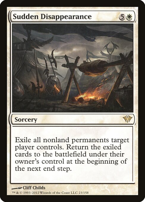 Sudden Disappearance - Dark Ascension Magic card