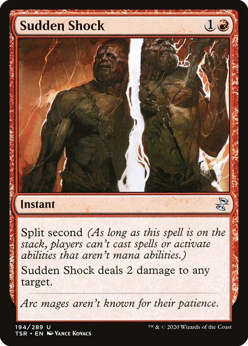 Sudden Shock - Time Spiral Remastered Magic card