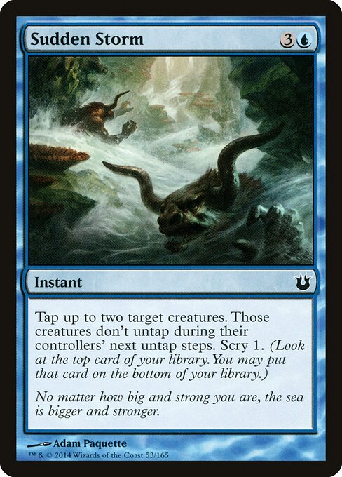 Sudden Storm - Born of the Gods Magic card