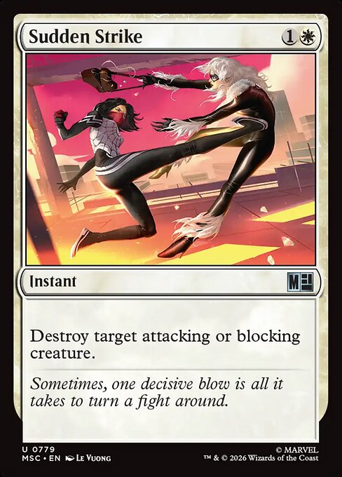 Sudden Strike - Marvel Super Heroes Commander Magic card