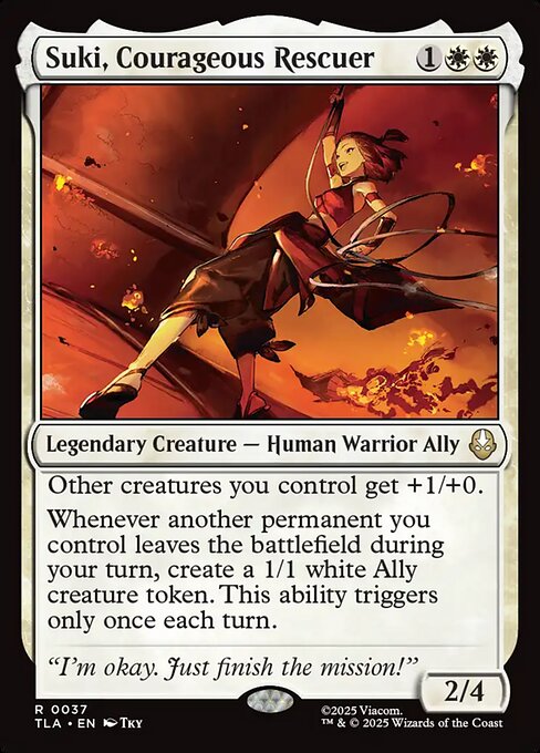 Suki, Courageous Rescuer - Avatar: The Last Airbender Magic card