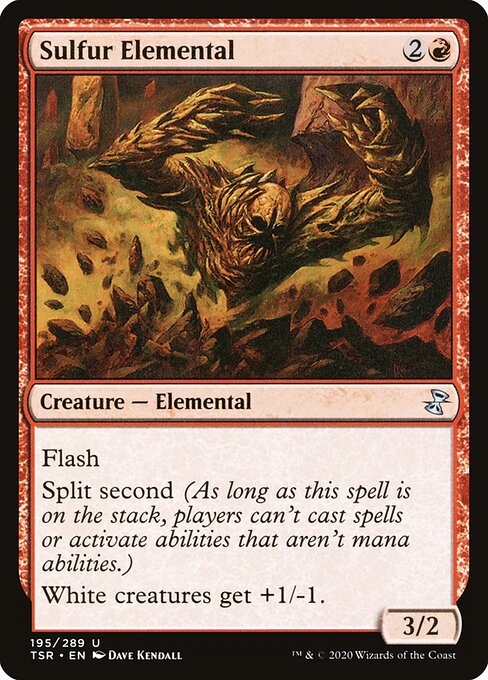 Sulfur Elemental - Time Spiral Remastered Magic card