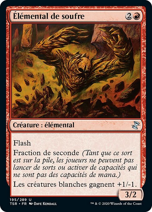 Elemental do Enxofre (Sulfur Elemental) - Planar Chaos (#108) - Illustrated by Dave Kendall - Magic: The Gathering Card
