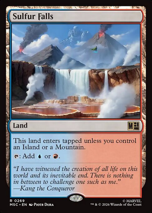 Sulfur Falls - Marvel Super Heroes Commander Magic card