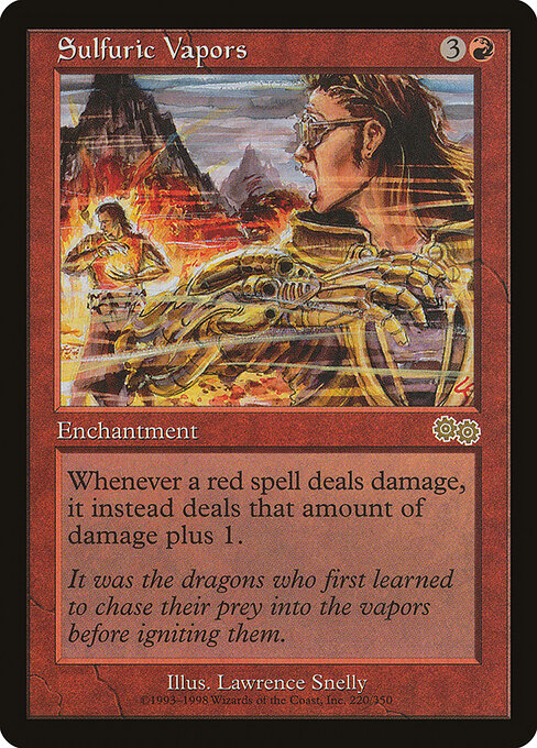 Sulfuric Vapors - Urza's Saga Magic card