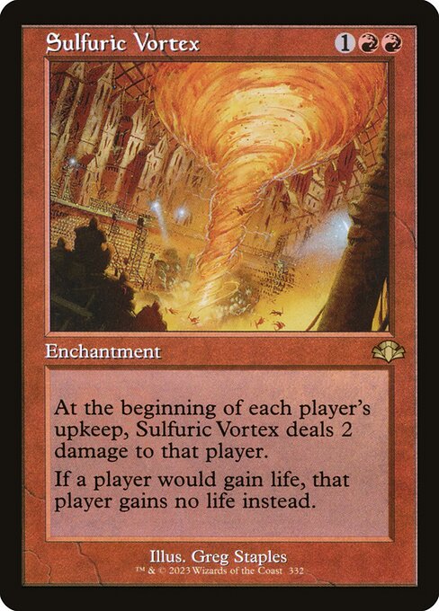 Vortice Sulfureo (Sulfuric Vortex) - Dominaria Remastered (#332) - Illustrated by Greg Staples - Magic: The Gathering Card