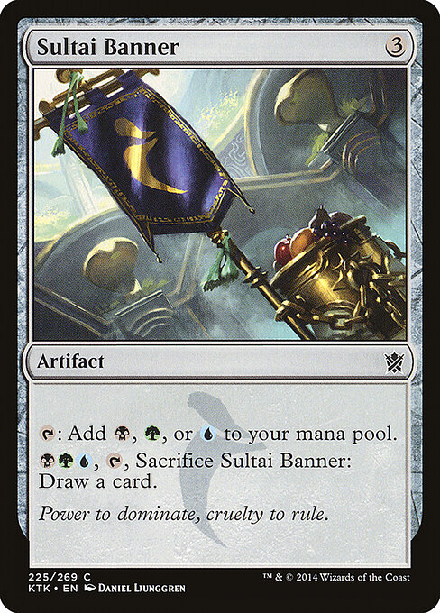 Sultai Banner - Khans of Tarkir Magic card