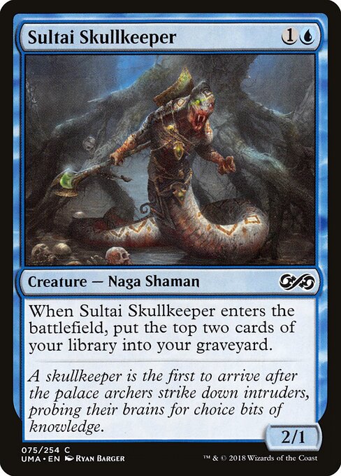Sultai Skullkeeper - Ultimate Masters (#75) - Illustrated by Ryan Barger - Magic: The Gathering Card