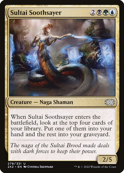 Sultai Soothsayer - Double Masters 2022 Magic card