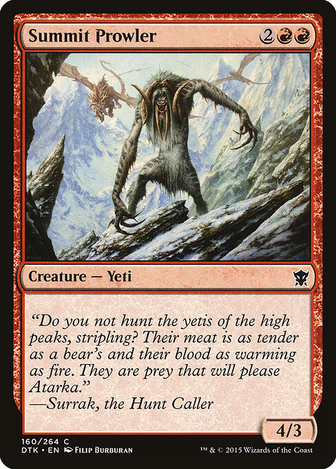 Summit Prowler - Dragons of Tarkir Magic card