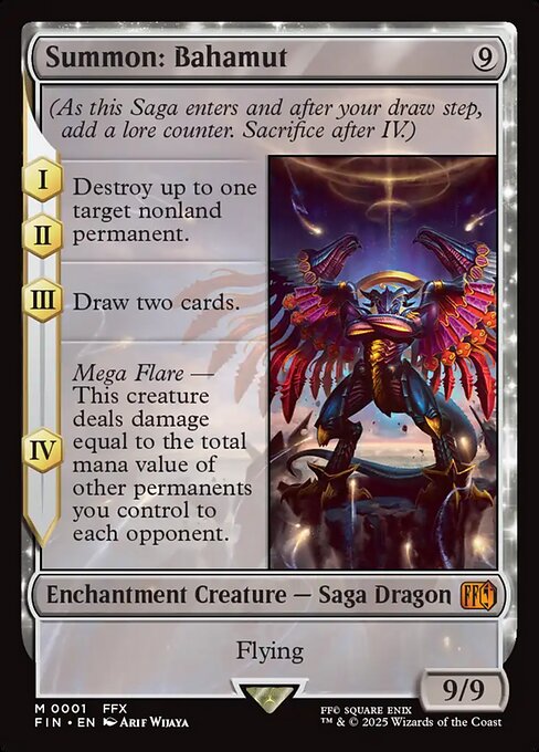 Summon: Bahamut - Final Fantasy Magic card
