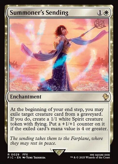 Summoner's Sending - Final Fantasy Commander Magic card