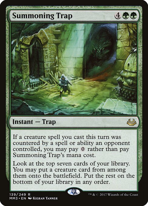 Summoning Trap - Modern Masters 2017 Magic card