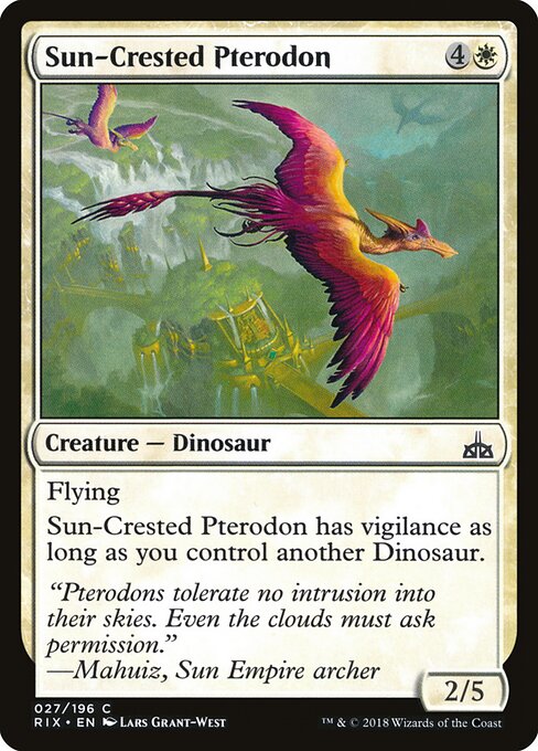 Sun-Crested Pterodon - Rivals of Ixalan Magic card
