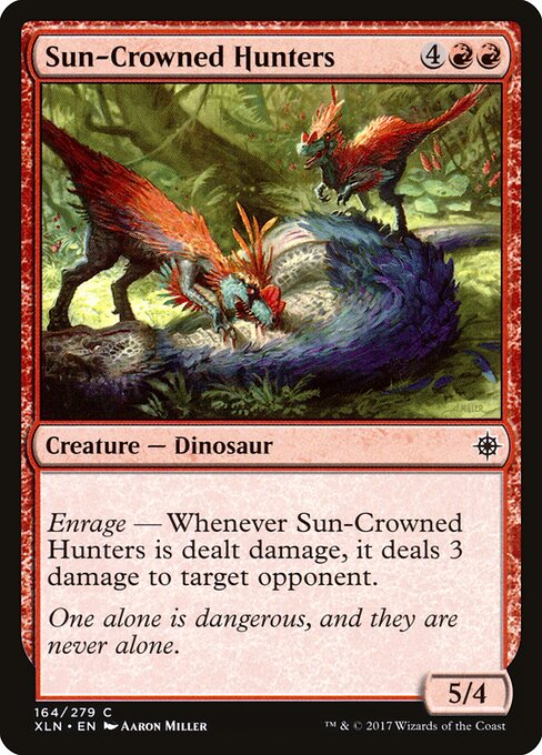 Sun-Crowned Hunters - Ixalan Magic card