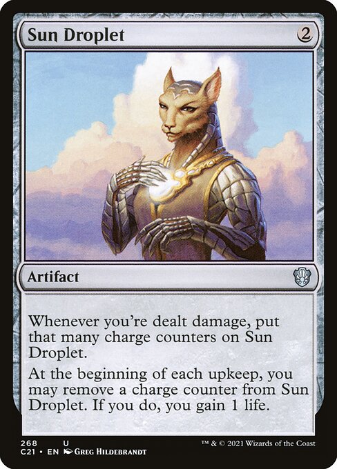 Sun Droplet - Commander 2021 Magic card