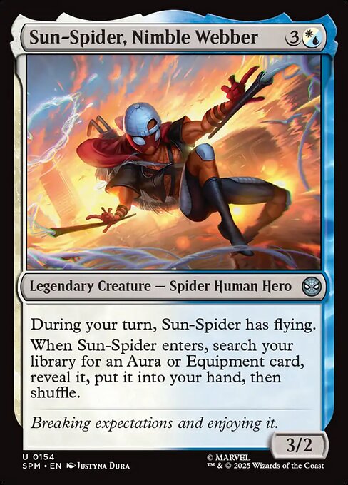 Sun-Spider, Nimble Webber - Marvel's Spider-Man Magic card