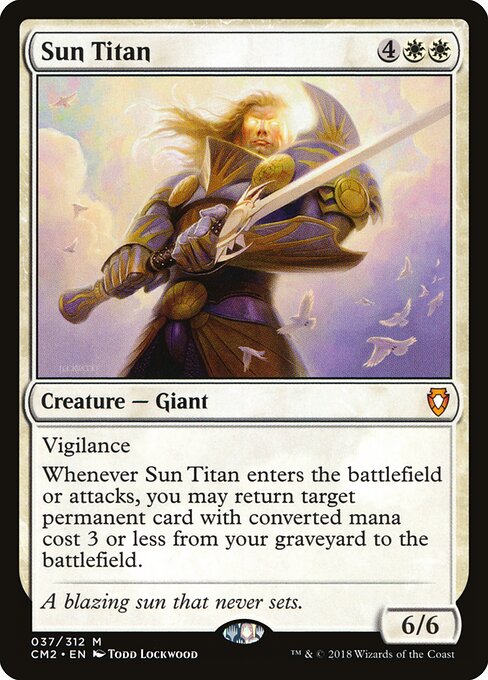 Sun Titan - Magic Online Promos (#37596) - Illustrated by Chris Rahn - Magic: The Gathering Card