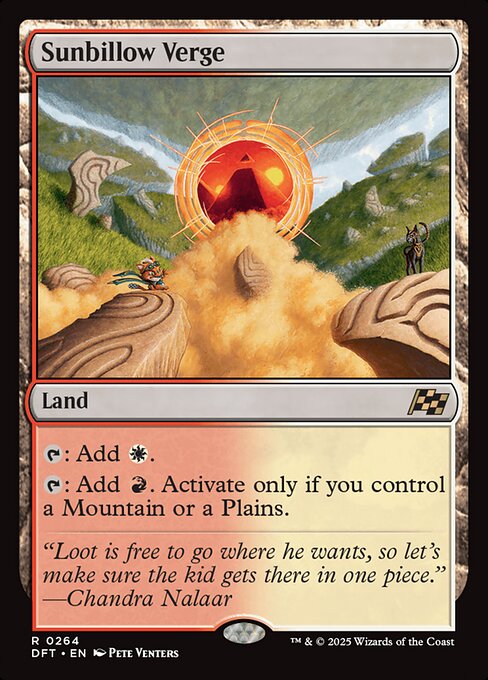 Sunbillow Verge - Aetherdrift Magic card