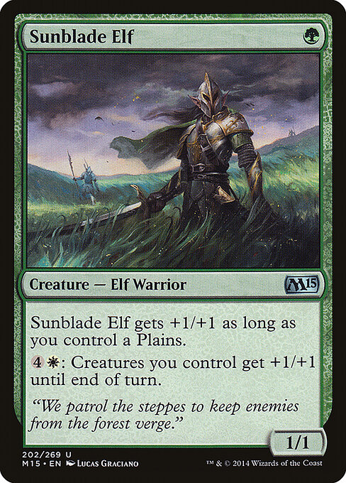 Sunblade Elf - Magic 2015 Magic card