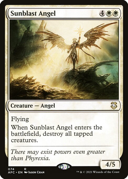 Sunblast Angel - Forgotten Realms Commander Magic card