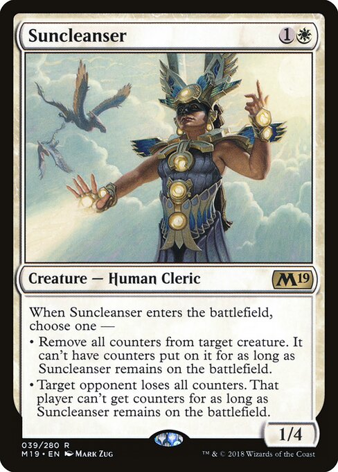 Suncleanser - Core Set 2019 Magic card