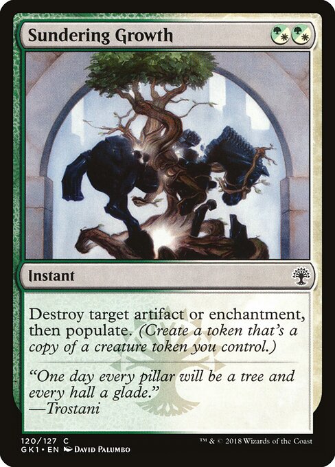 Trennendes Wachstum (Sundering Growth) - GRN Guild Kit (#120) - Illustrated by David Palumbo - Magic: The Gathering Card