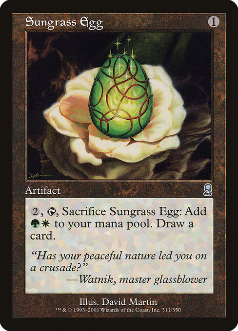Sungrass Egg - Odyssey Magic card