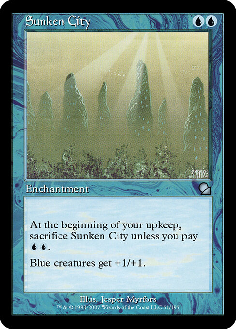 Sunken City - Masters Edition Magic card