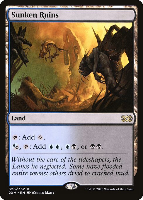 Sunken Ruins - Double Masters Magic card