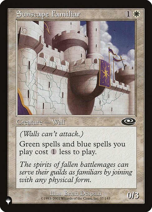 Sunscape Familiar - The List (#PLS-17) - Illustrated by Brian Despain - Magic: The Gathering Card