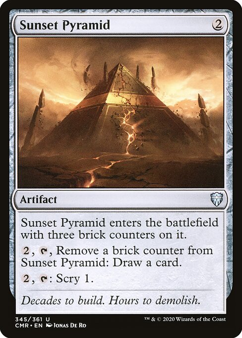 Sunset Pyramid - Commander Legends Magic card