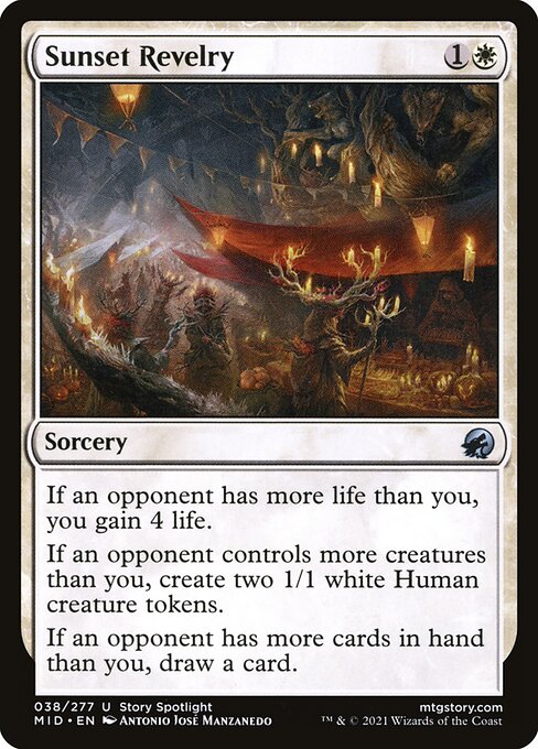 Sunset Revelry - Innistrad: Midnight Hunt Magic card