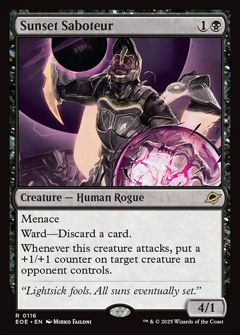 Sunset Saboteur - Edge of Eternities Magic card