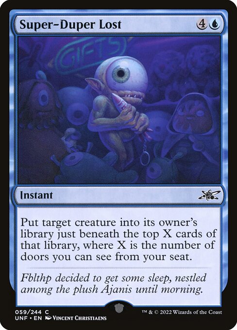 Super-Duper Lost - Unfinity Magic card