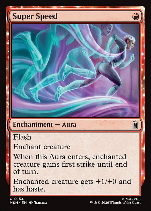 Super Speed - Marvel Super Heroes Magic card